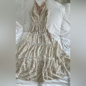 Dress The Population- Floral Lace Maxidress Size S